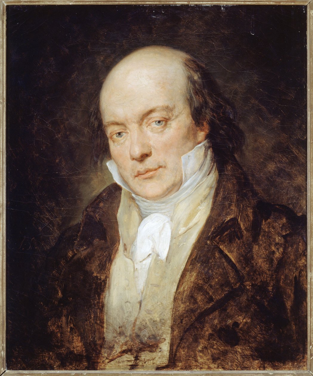 Retrato de Pierre-Jean Béranger (1780-1857), poeta e cantor-compositor. de Ary Scheffer
