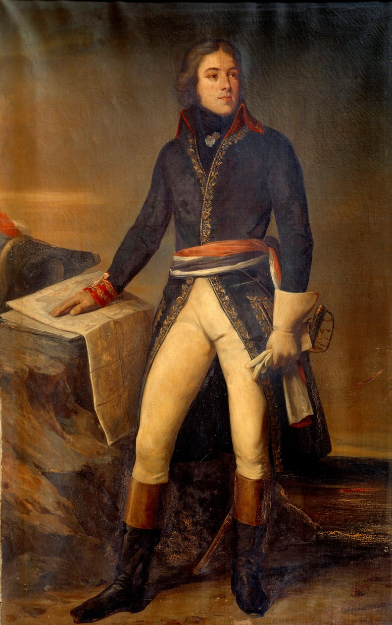 Retrato do General Lazare Louis Hoche (1768-1797) Pintura de Ary Scheffer (1795-1858) 1835 Paris, Musee de l