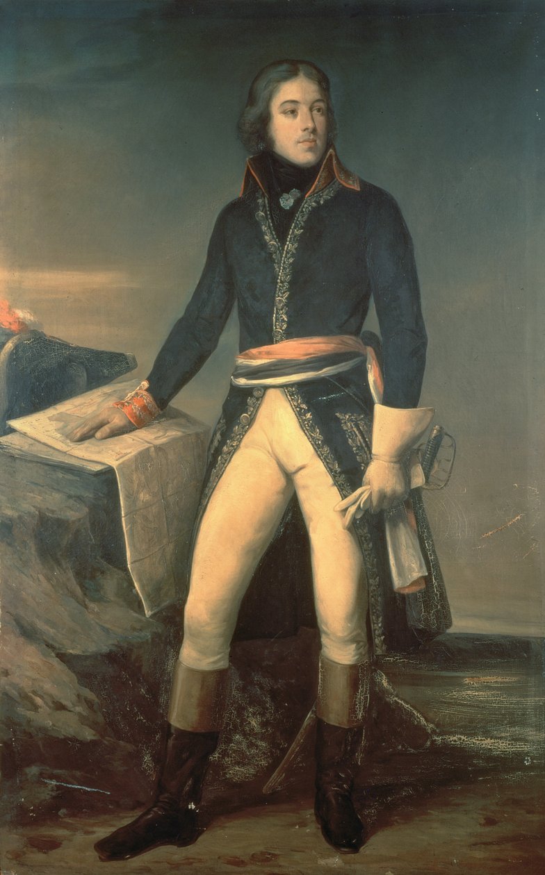 Retrato do general Louis-Lazare Hoche (1768-97) de Ary Scheffer