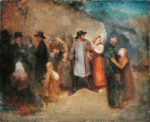 Cena de um Êxodo, c.1858 de Ary Scheffer