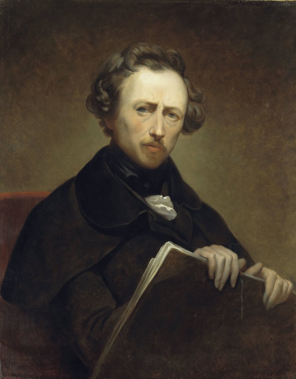 Auto-retrato aos 43 anos de idade de Ary Scheffer