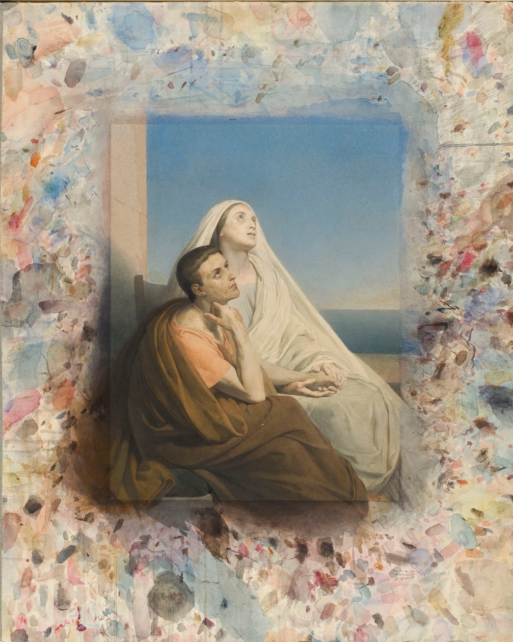 São Agostinho e Santa Mónica de Ary Scheffer