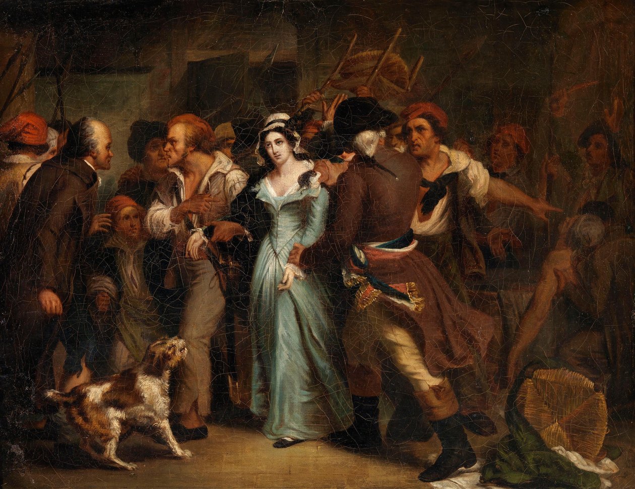 A detenção de Charlotte Corday de Ary Scheffer