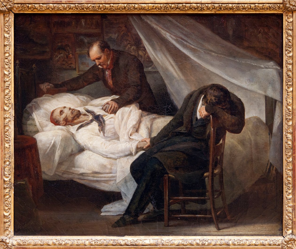 A morte de Gericault de Ary Scheffer
