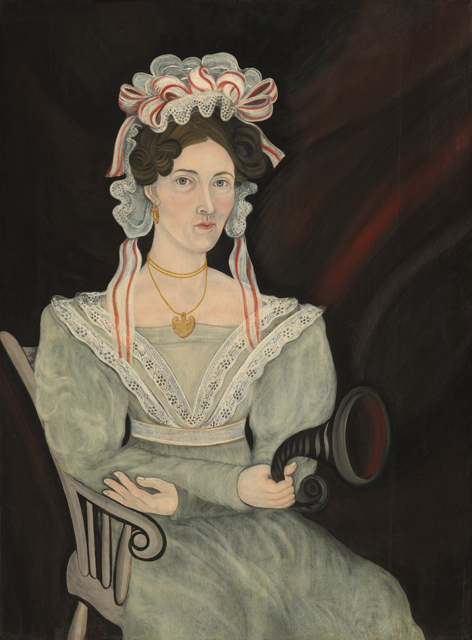 Possivelmente a Sra. William Sheldon, c. 1831. de Asahel Powers