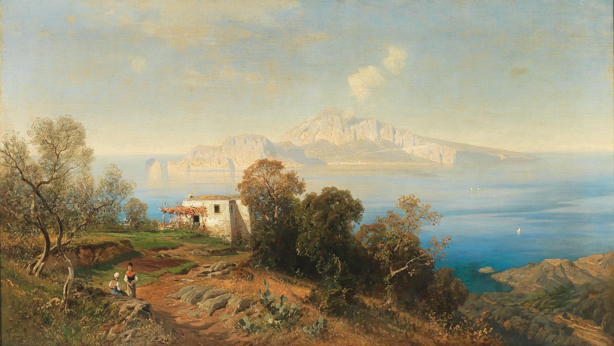 Uma vista de Capri de Ascan Lutteroth