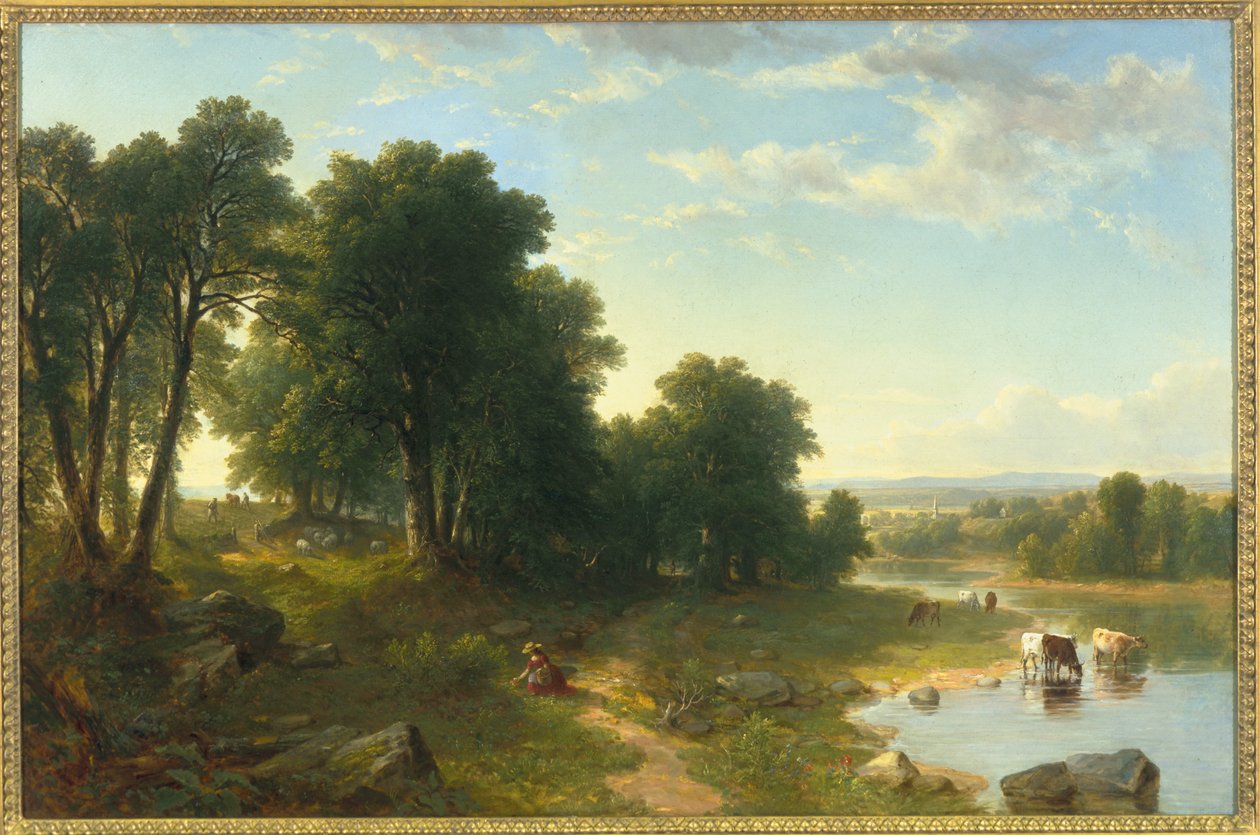 Strawberrying, 1854 de Asher Brown Durand