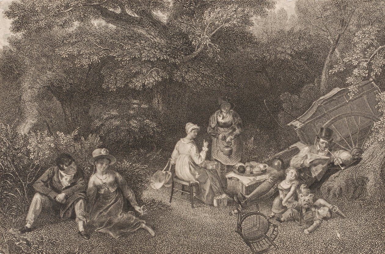 Sem título (piquenique) de Asher B. Durand