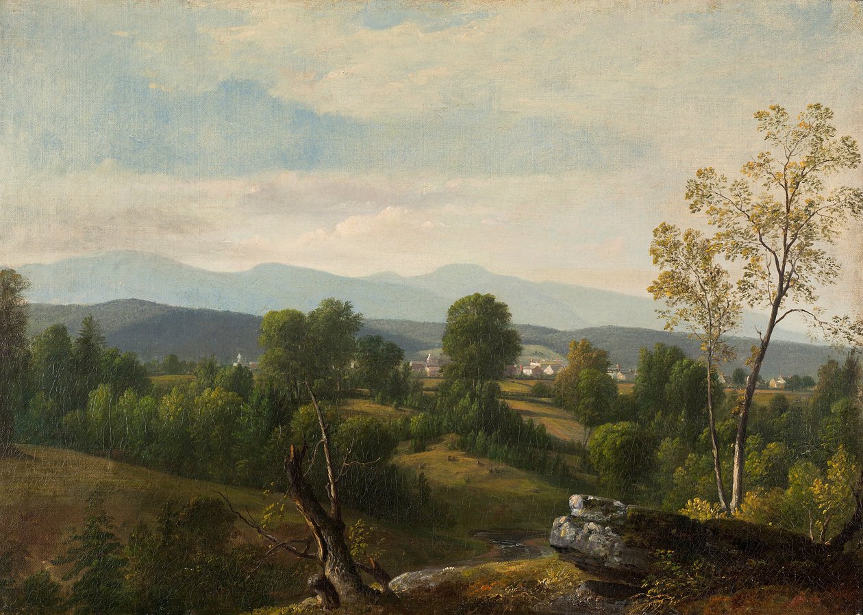 Uma vista do vale de Asher Brown Durand