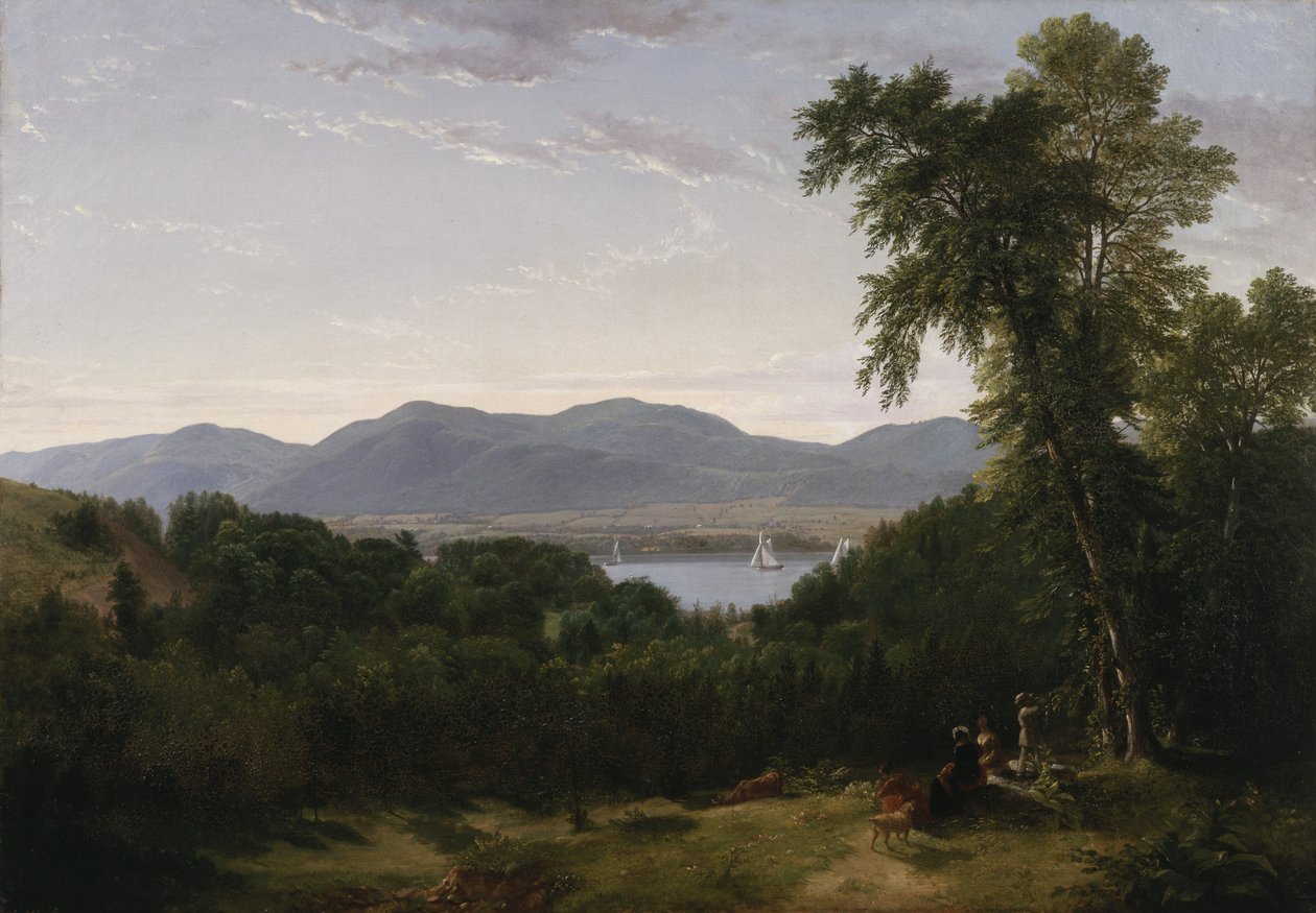 Beacon Hills no rio Hudson, 1852 de Asher Brown Durand