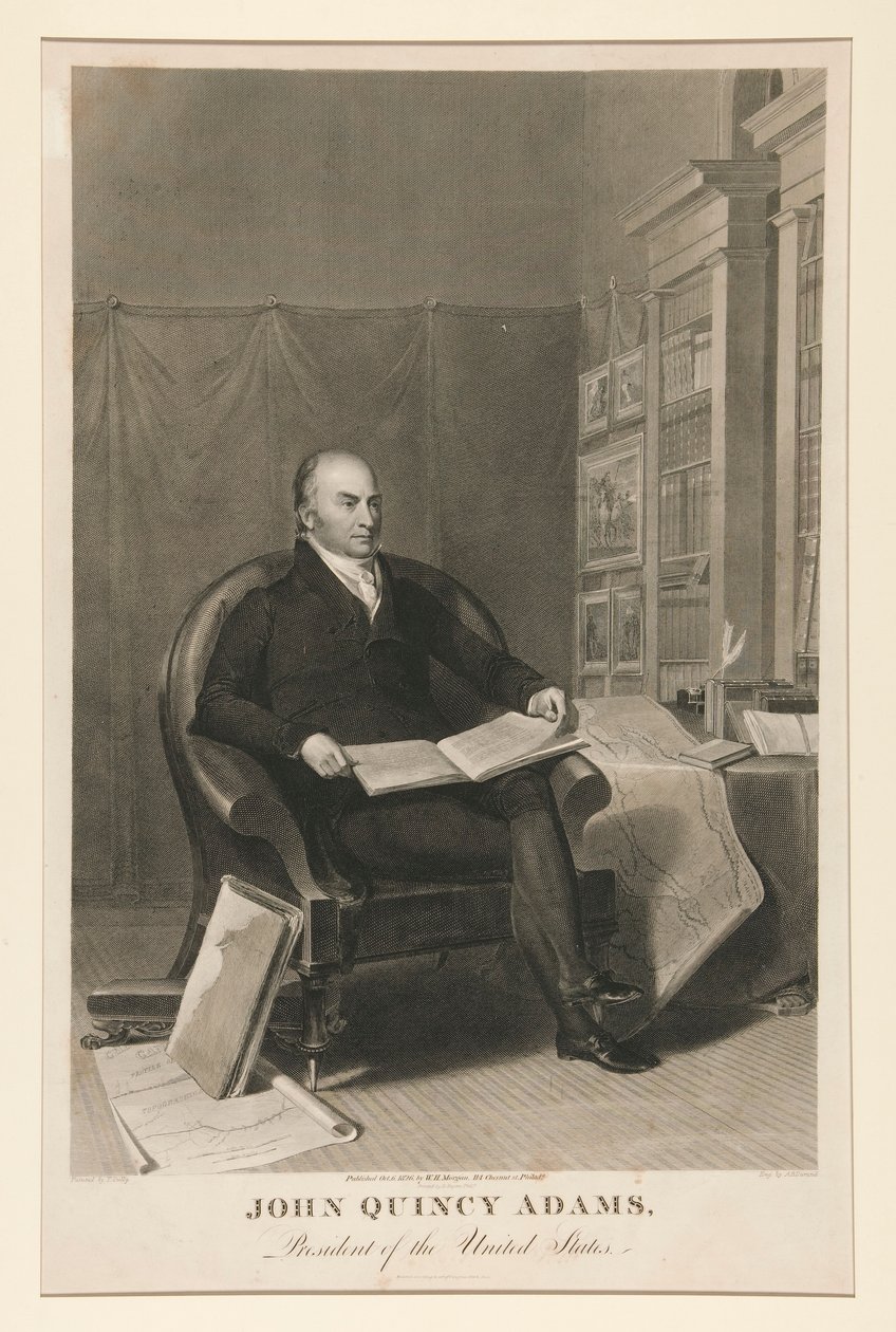 John Quincy Adams, Presidente dos Estados Unidos da América de Asher Brown Durand