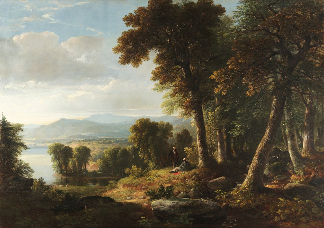 Paisagem, 1850 de Asher Brown Durand