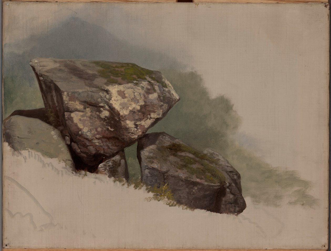 Estudo de uma rocha de Asher Brown Durand