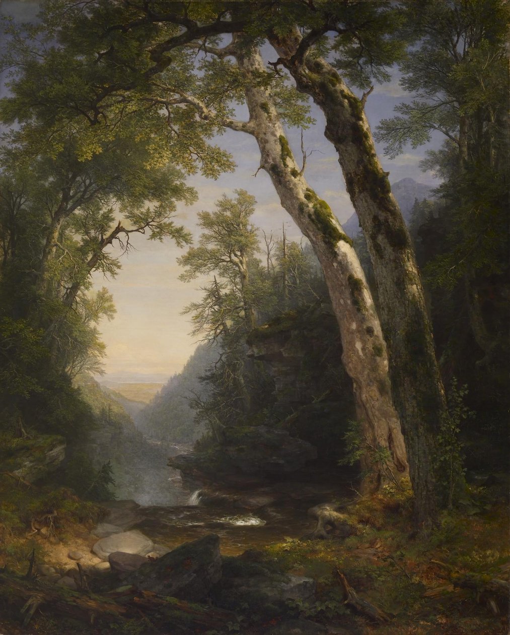 As montanhas Catskill de Asher Brown Durand