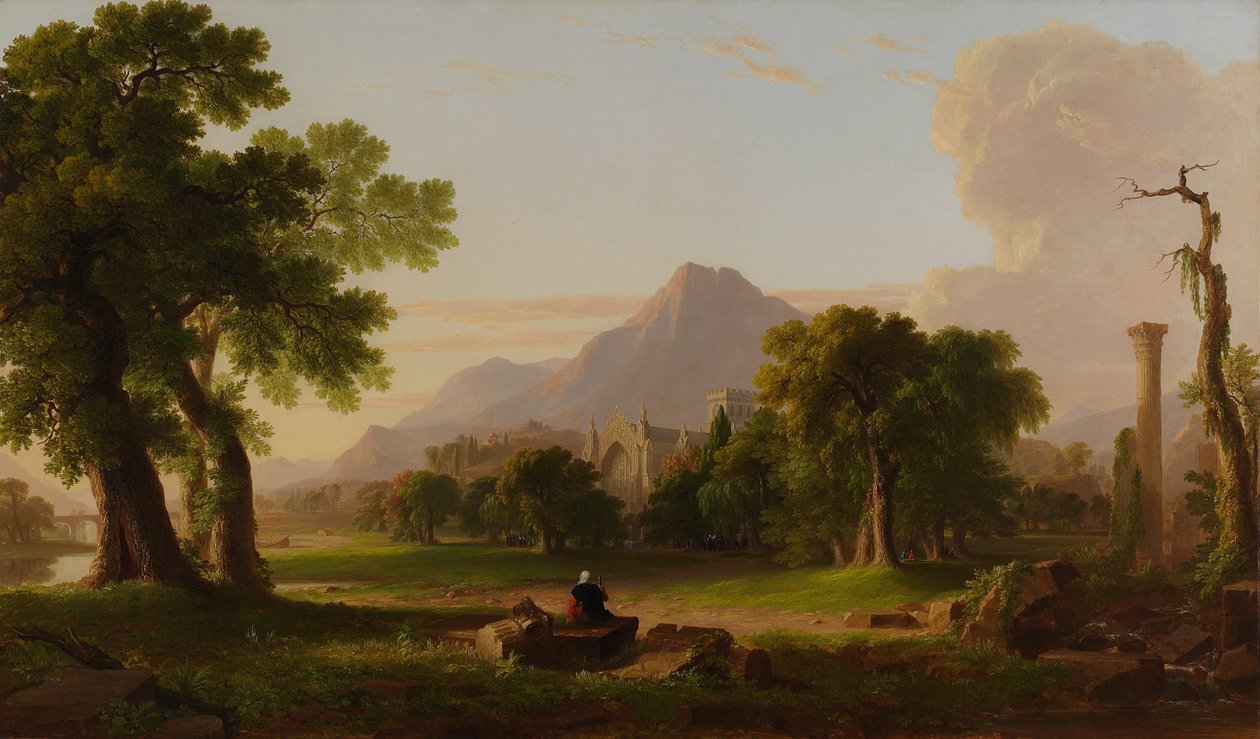 A noite da vida, 1840 de Asher Brown Durand