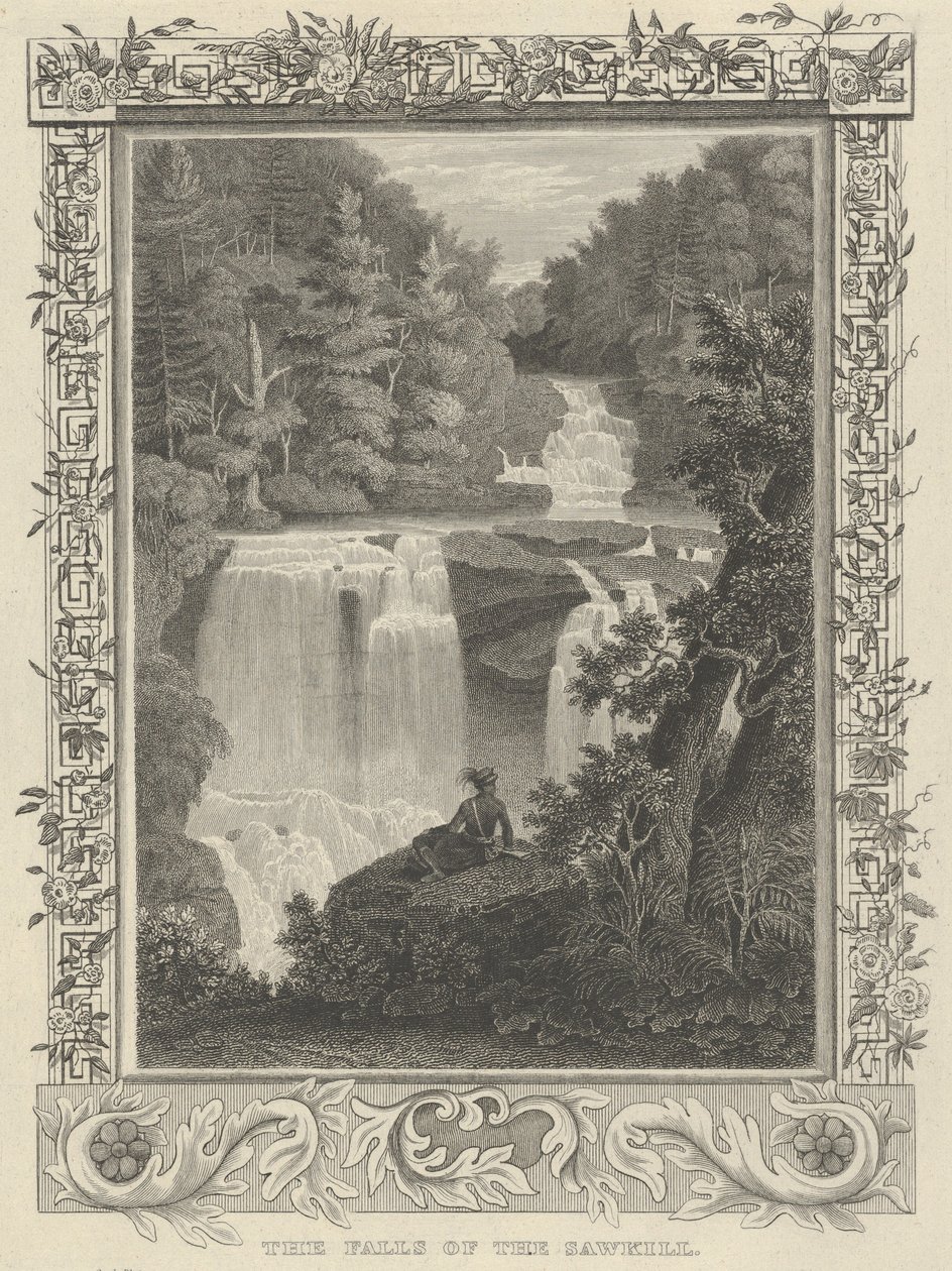 As Cataratas do Sawkill, 1830. de Asher Brown Durand