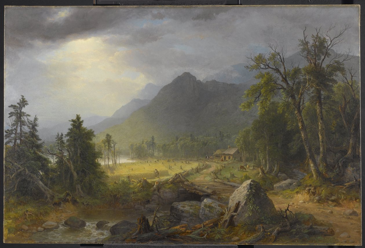 A primeira colheita no deserto de Asher Brown Durand