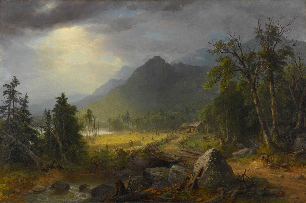 A primeira colheita no deserto de Asher Brown Durand