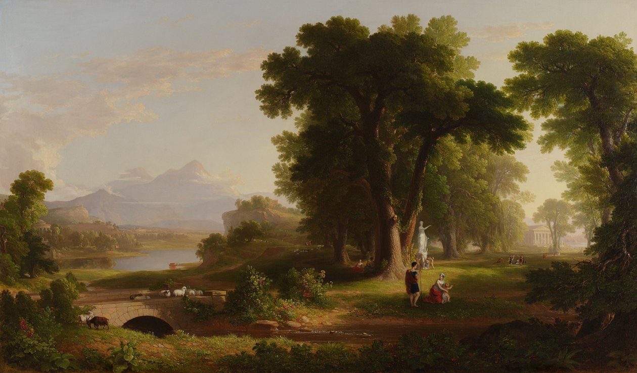 A manhã da vida, 1840 de Asher Brown Durand