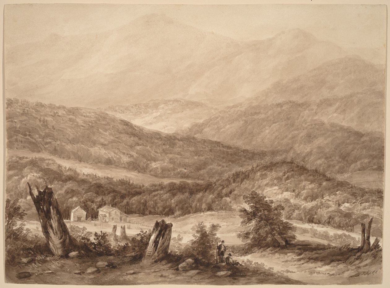 Montanhas Brancas (?) de Asher Brown Durand