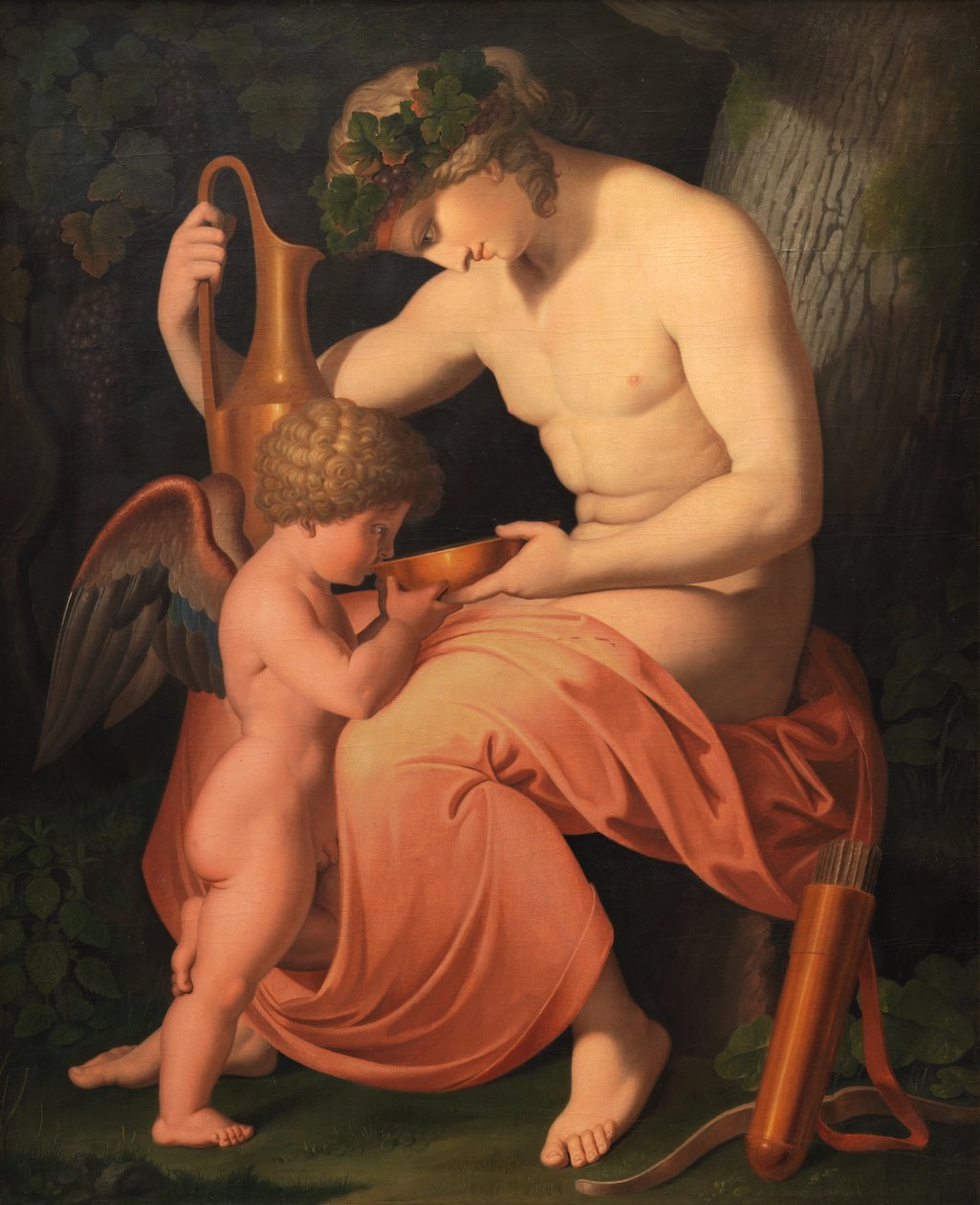 Baco e Cupido de Asmus Jacob Carstens