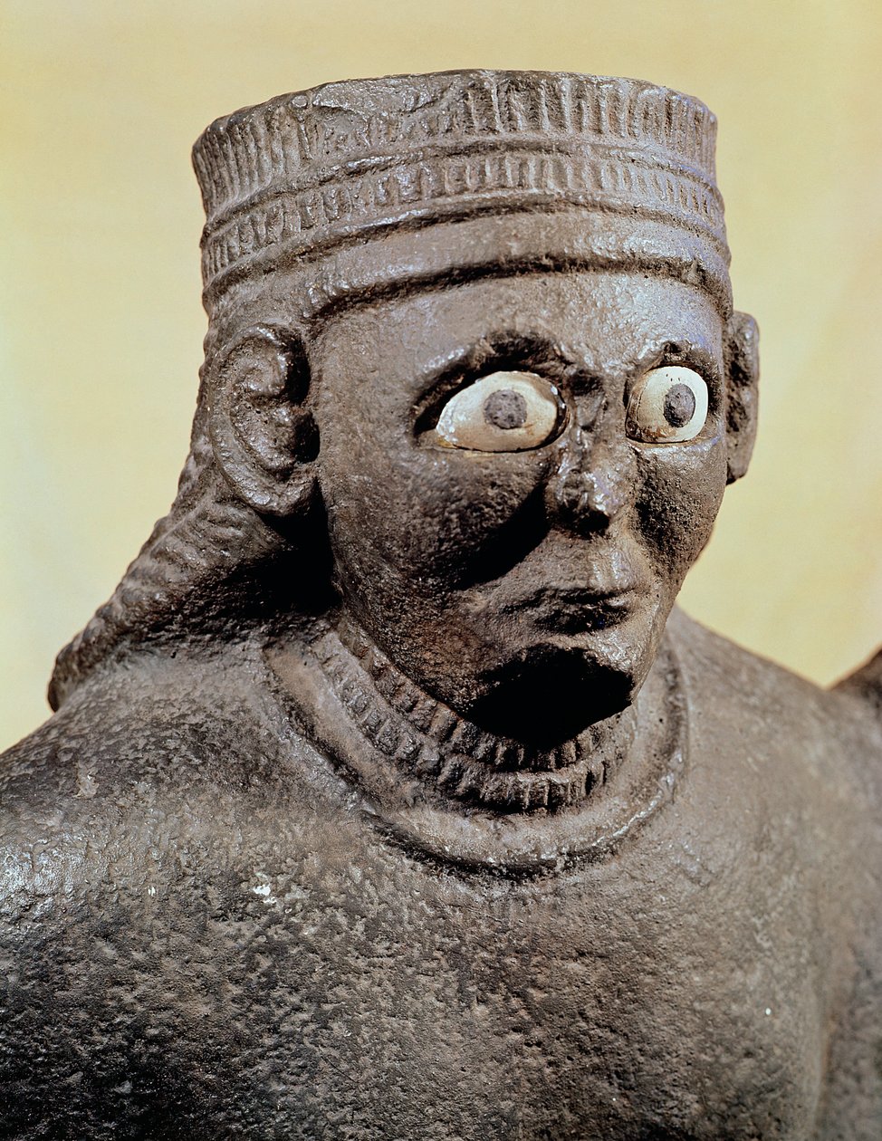 Rainha Ishtar, esposa do rei Hadad, de Tell Halaf, Síria, 2900-1350 aC de Assyrian School