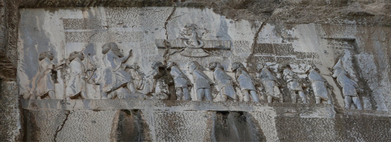Dario I, o Grande. A inscrição Behistun, século VI aC de Assyrian
