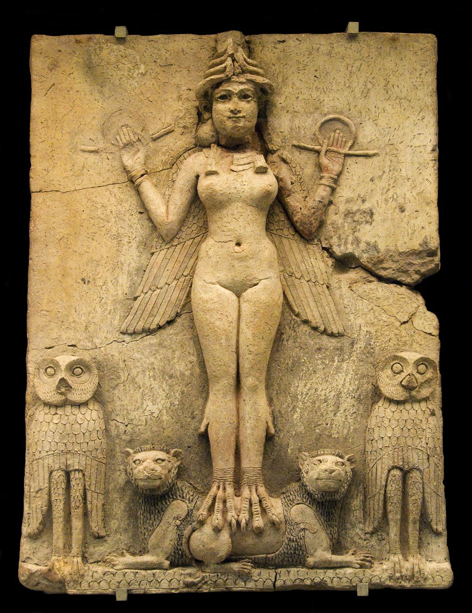 Ishtar, rainha da noite, século 19 aC de Assyrian