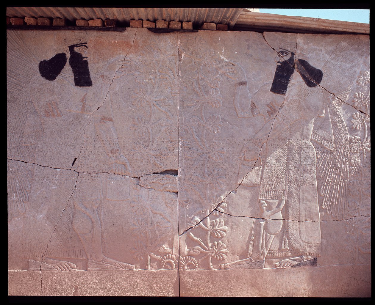 Vista de um relevo, século IX-7 a.C. de Assyrian