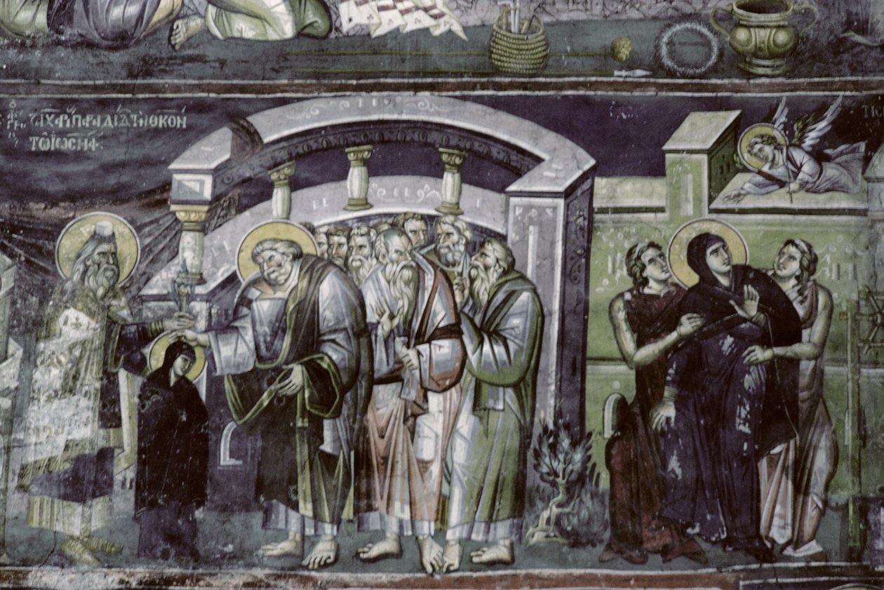 Apresentação da Virgem e da Anunciação (ver também 143357) de Astrapas and Eutychios