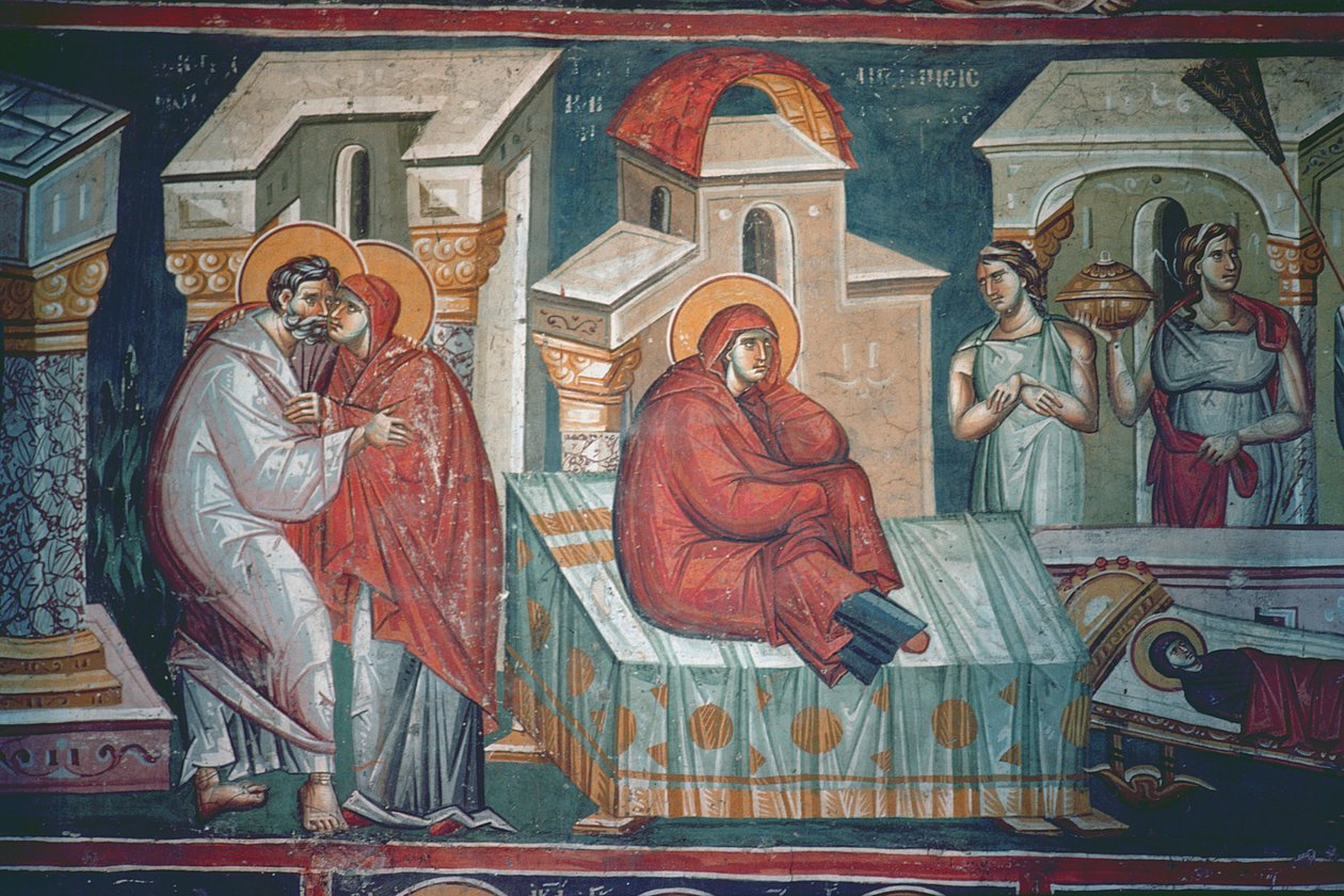 O nascimento da virgem de Astrapas and Eutychios