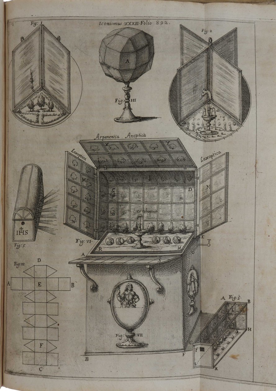 A grande arte de luz e sombra, 1646. de Athanasius Kircher