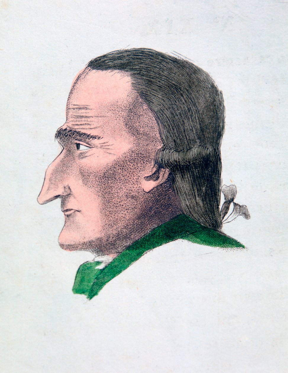 As características faciais de um avarento, 1808 de Athanasius Kircher