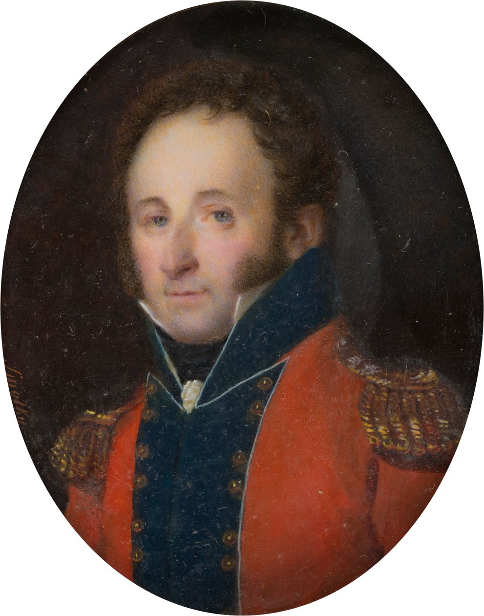 Retrato de Orlando, c.1º Conde de Bradford (1762-1825), c.1782-1811 (óleo e tela) de Athanasius Smolky