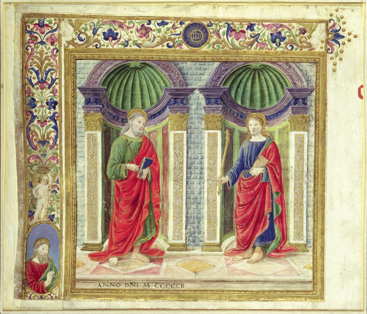 Santo André e São Tiago Menor, 1502 de Attavante di Gabriello di Vanti di Bartolo