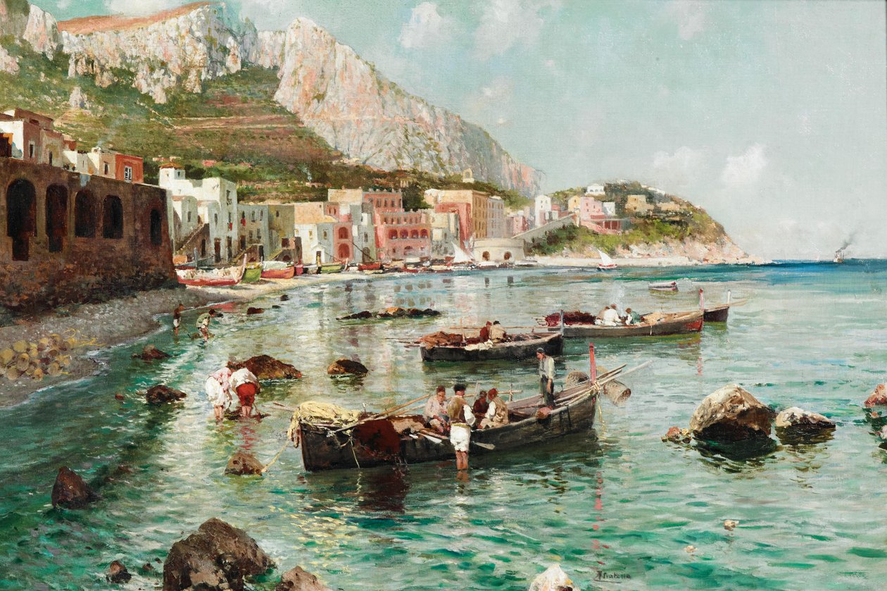 Attilio Pratella Capri Marina Grande de Attilio Pratella
