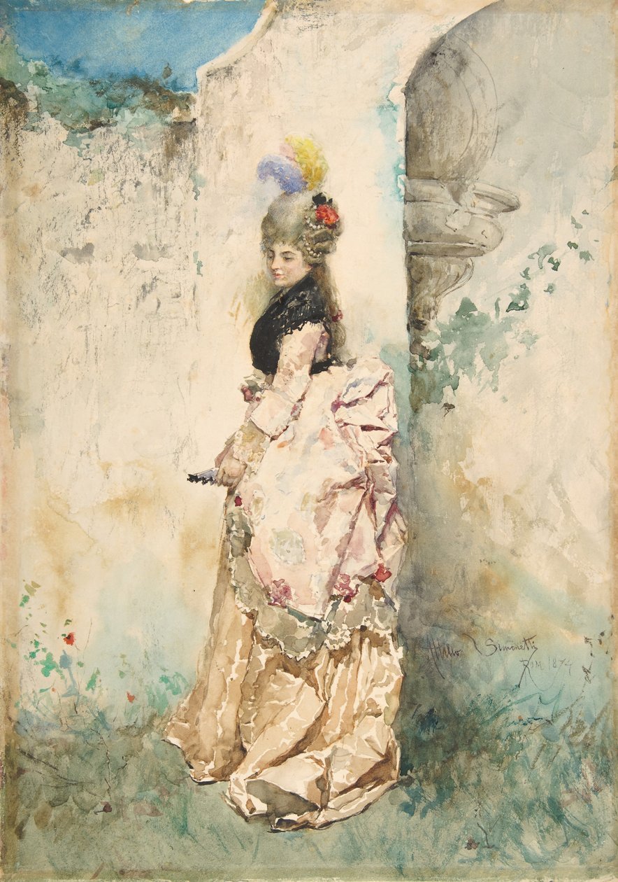 O Encontro, c. 1863-1925. de Attilio Simonetti