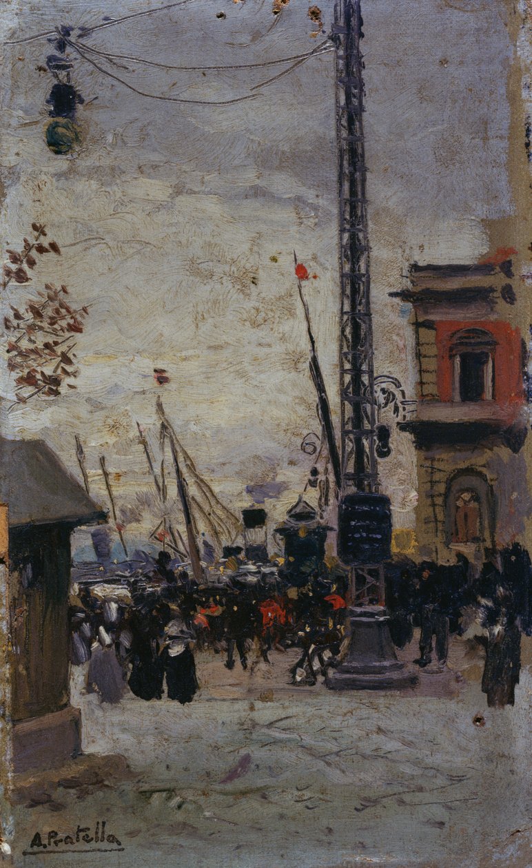 Sete pontos de vista de Nápoles de Attillo Pratella