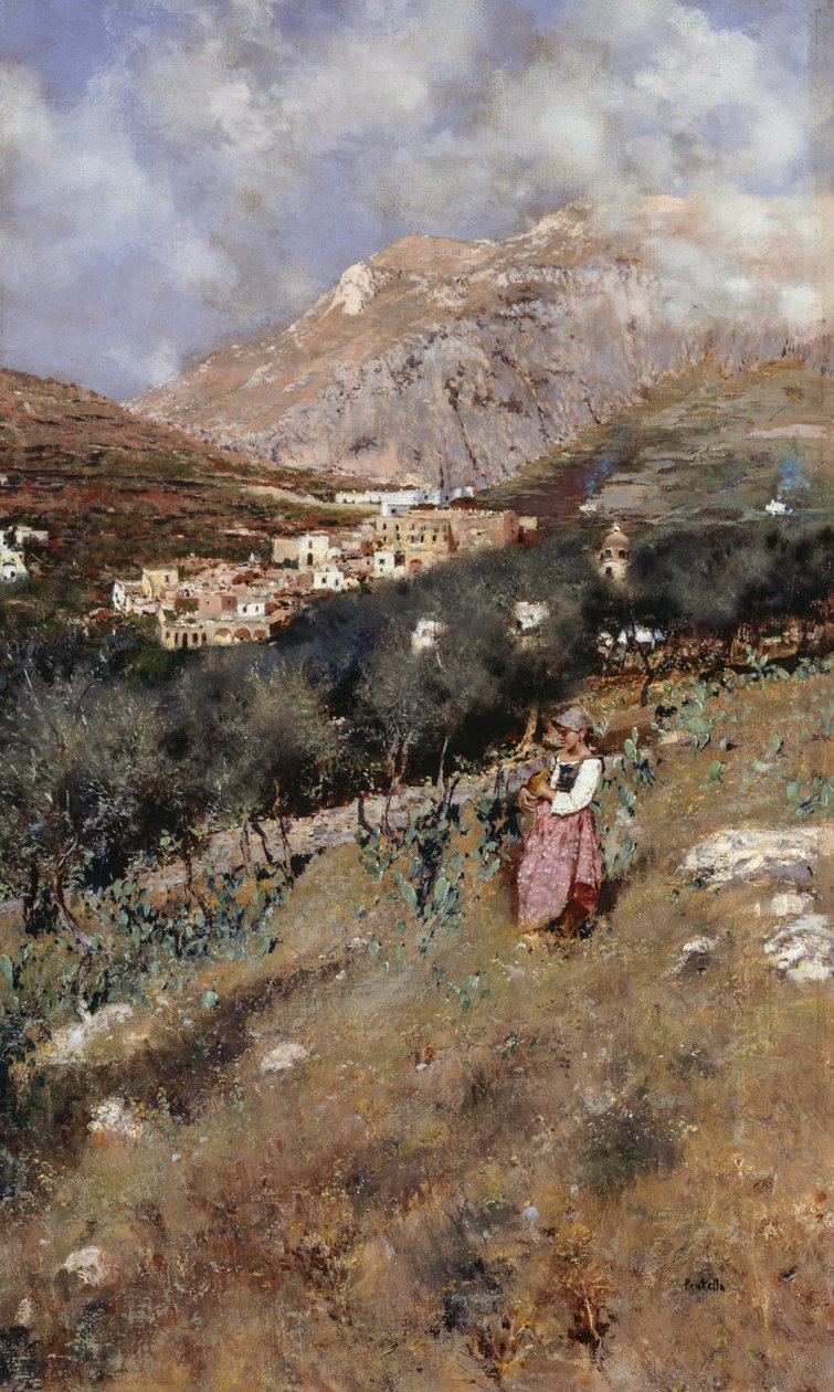 Vista de Capri de Attillo Pratella
