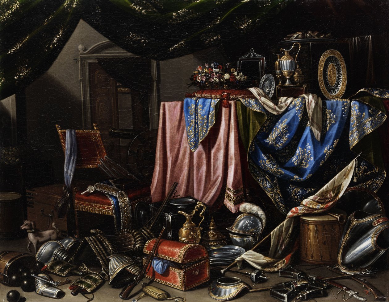 Ostentada ainda vida de Attributed to Carlo Manier