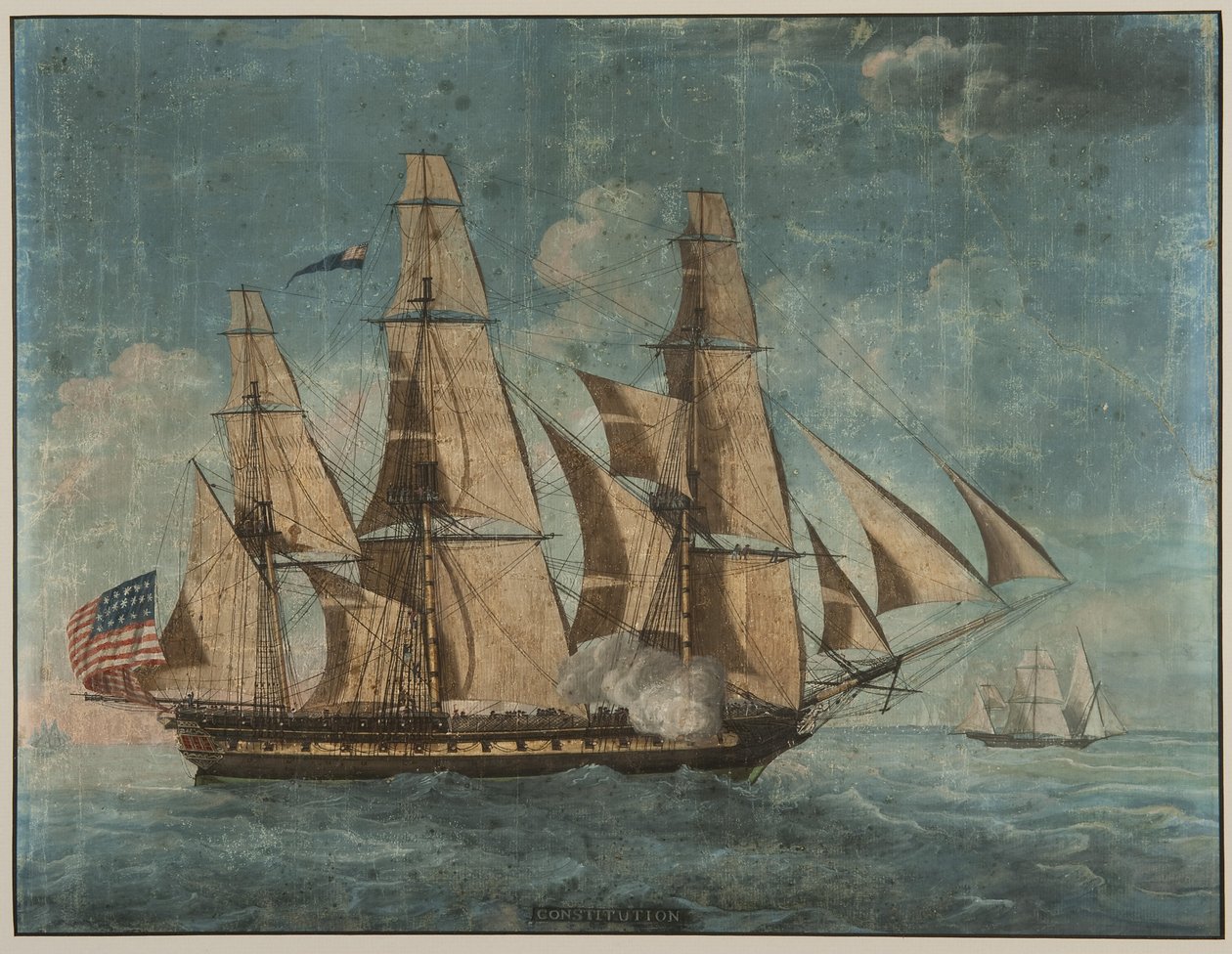 A mais antiga representação conhecida da constituição do USS de Michele Felice Corne