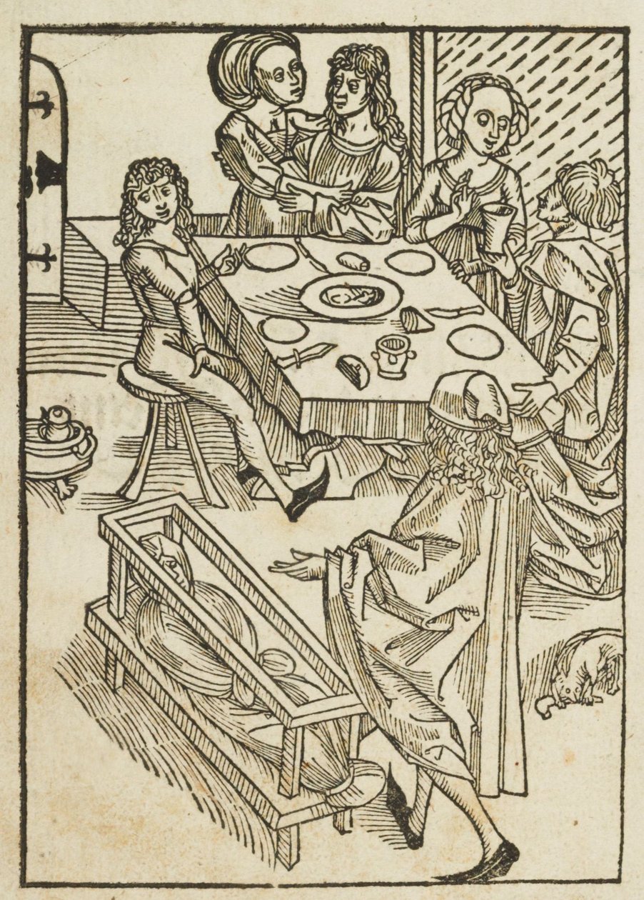 Uma advertência muito sincera contra o falso amor deste mundo - 1 de attributed to Albrecht Dürer