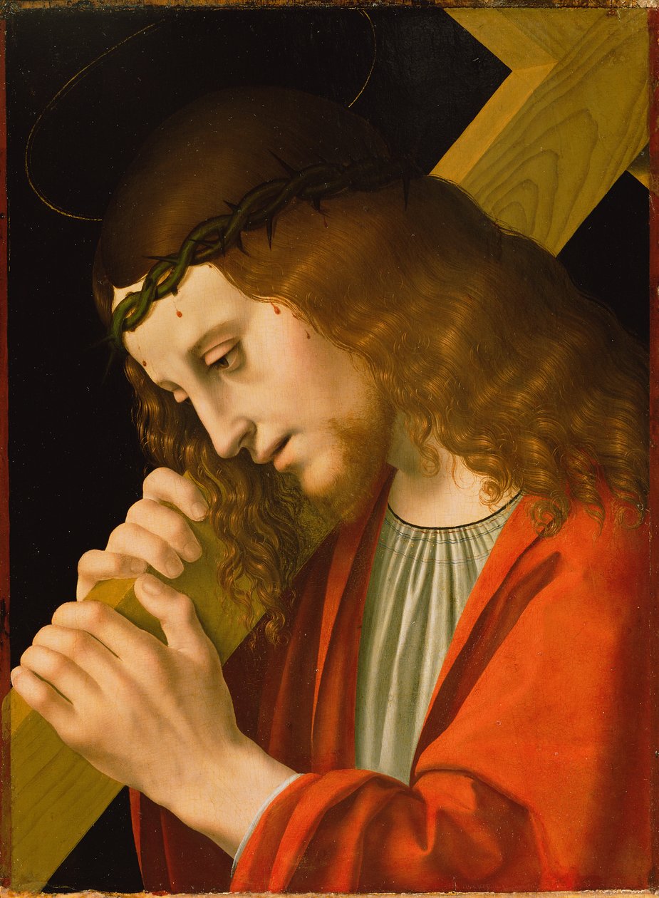 Cristo carregando a cruz de attributed to Marco d