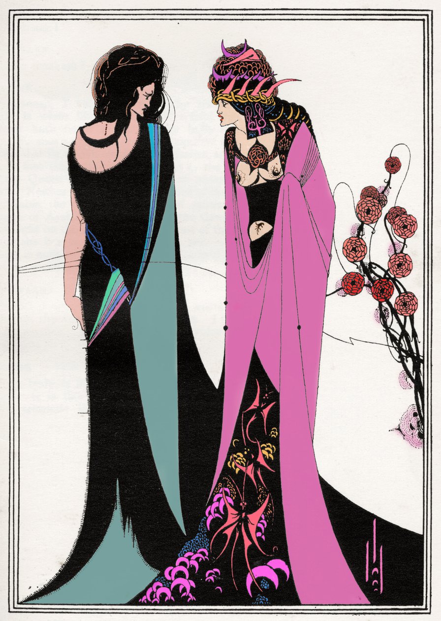 João e Salomé de Aubrey Beardsley