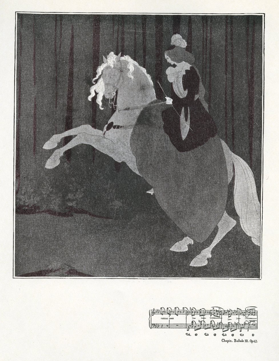 Chopin, Ballade III. Op.47 de Aubrey Beardsley
