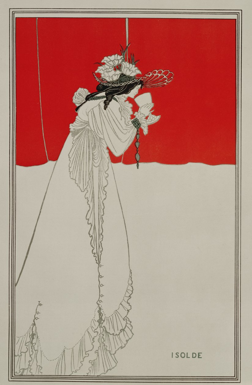 Isolde, 1895 de Aubrey Beardsley