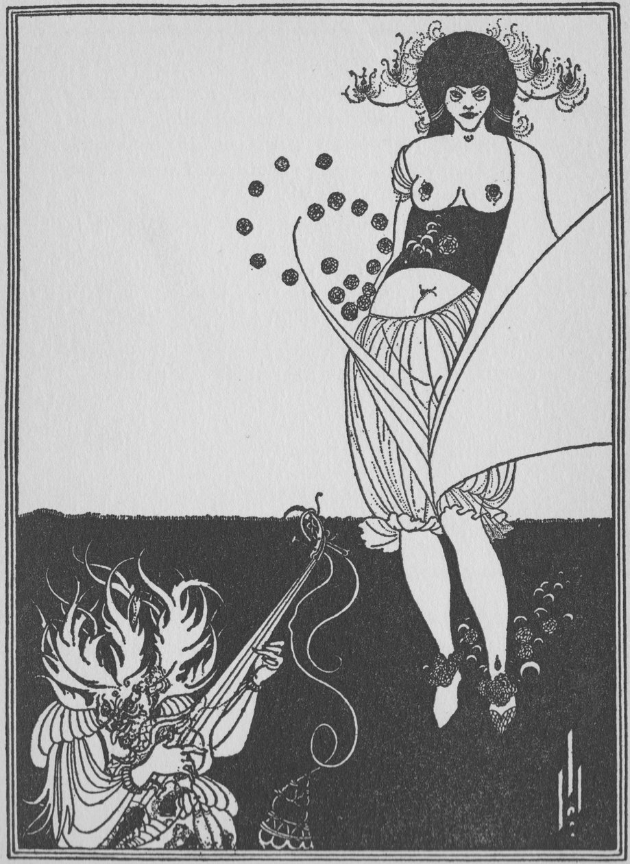 A dança do estômago, 1896 de Aubrey Beardsley