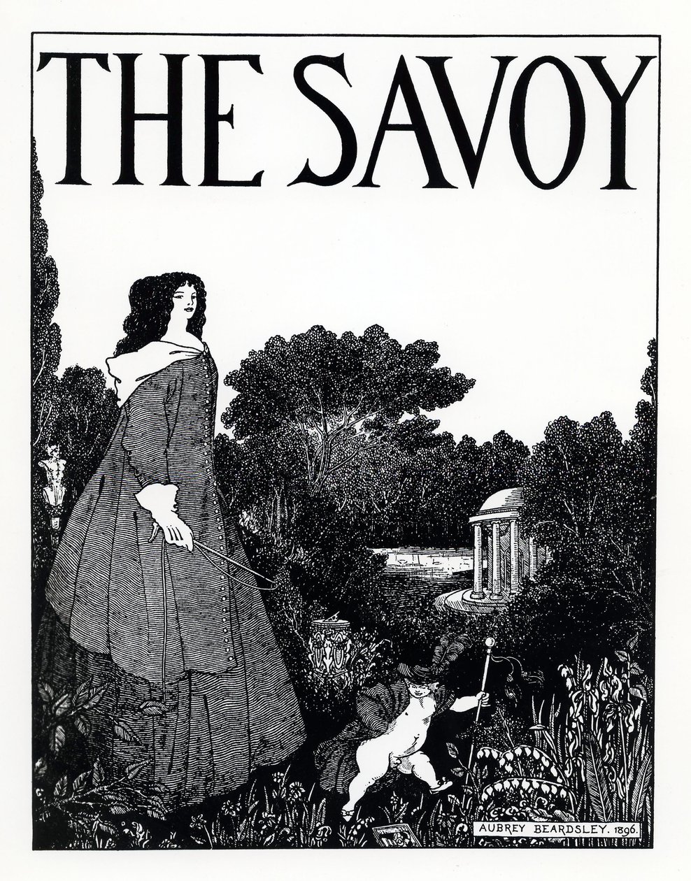 Página de título de &39;The Savoy&39;, 1896 de Aubrey Beardsley