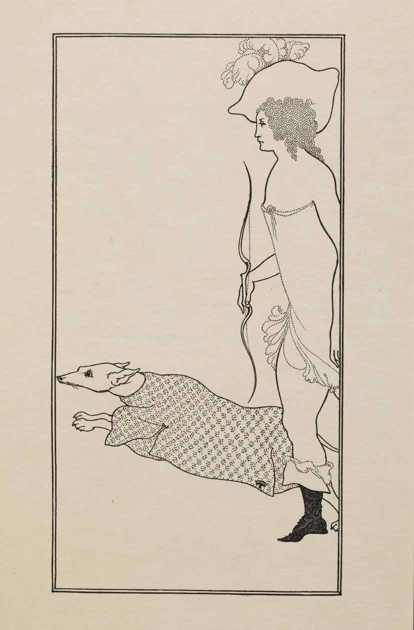 Atalanta, a partir de um Livro de Cinquenta Desenhos de Aubrey Beardsley