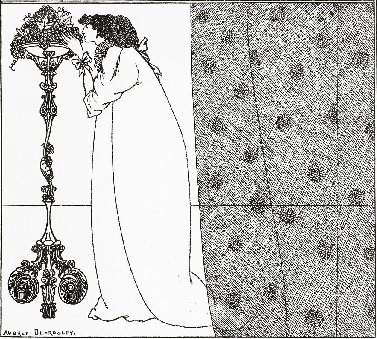 Design da capa para &39;The Savoy&39;, 1896 de Aubrey Beardsley